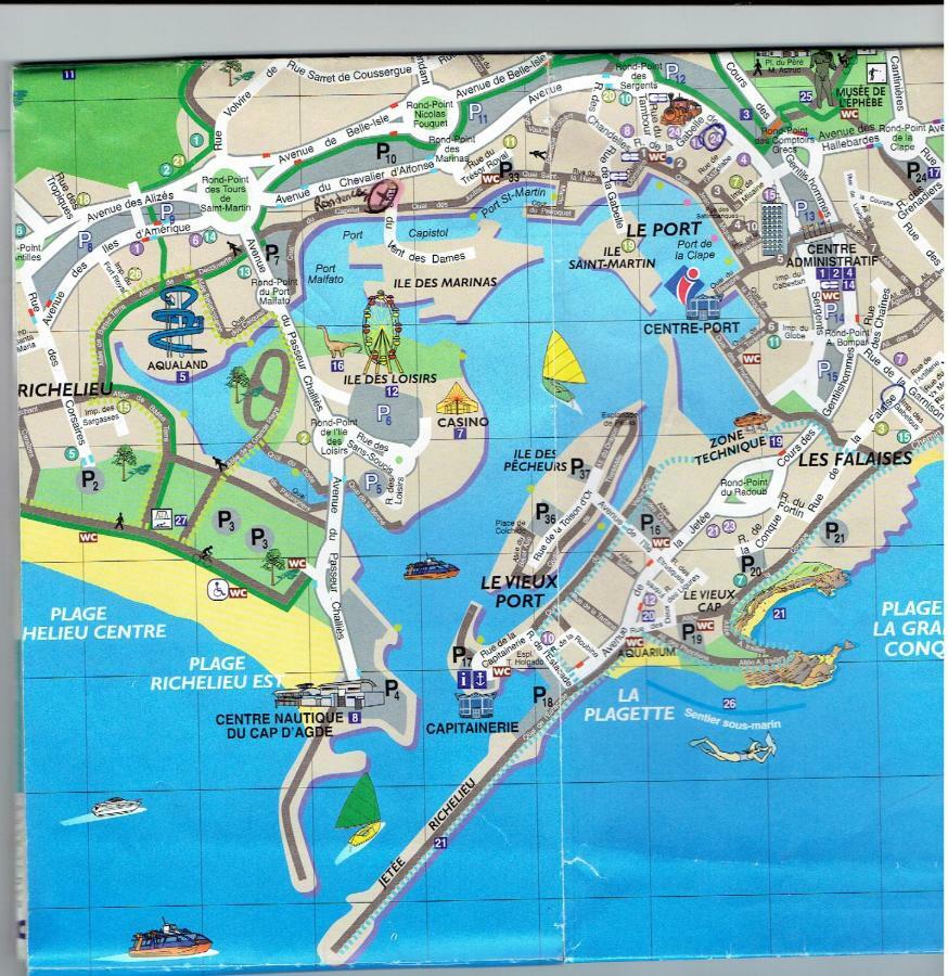 Appartement Cap D'Agde 2 Pieces - 4 Personnes Экстерьер фото